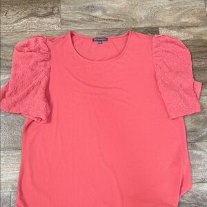 Adrianna Papell Large Puff Sleeve Shirt